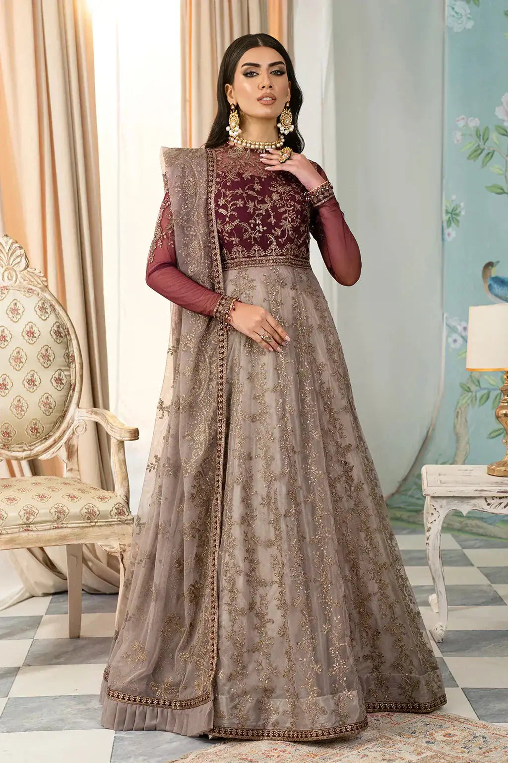 Zarif | Afsanah Formal Edit 24 | ZAF 01 ZOHRA - Pakistani Designer Dress - by Zarif | Type: Formal - 100% Original at Saira Sultan