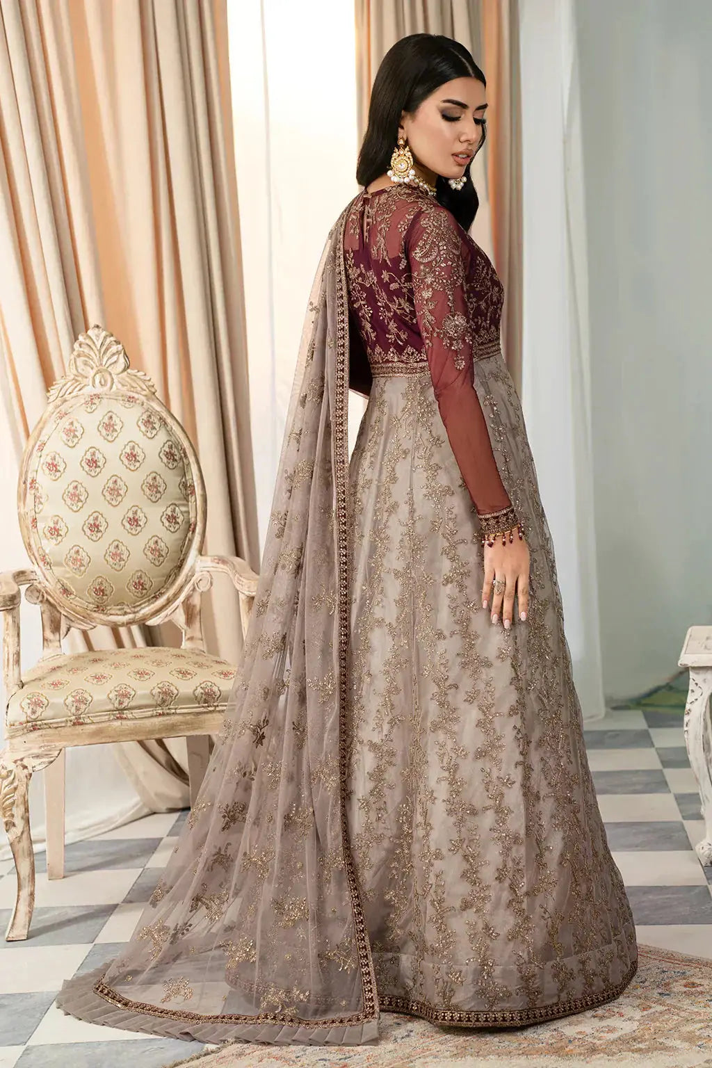 Zarif | Afsanah Formal Edit 24 | ZAF 01 ZOHRA - Pakistani Designer Dress - by Zarif | Type: Formal - 100% Original at Saira Sultan