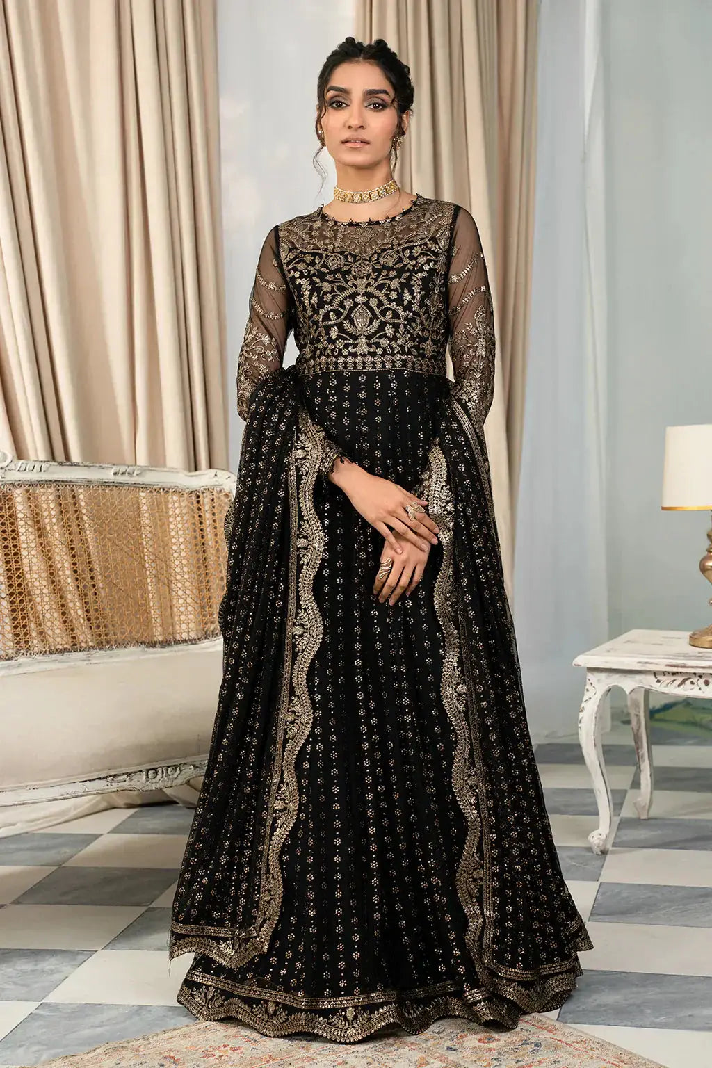 Zarif | Afsanah Formal Edit 24 | ZAF 02 MUSKAAN - Pakistani Designer Dress - by Zarif | Type: Formal - 100% Original at Saira Sultan