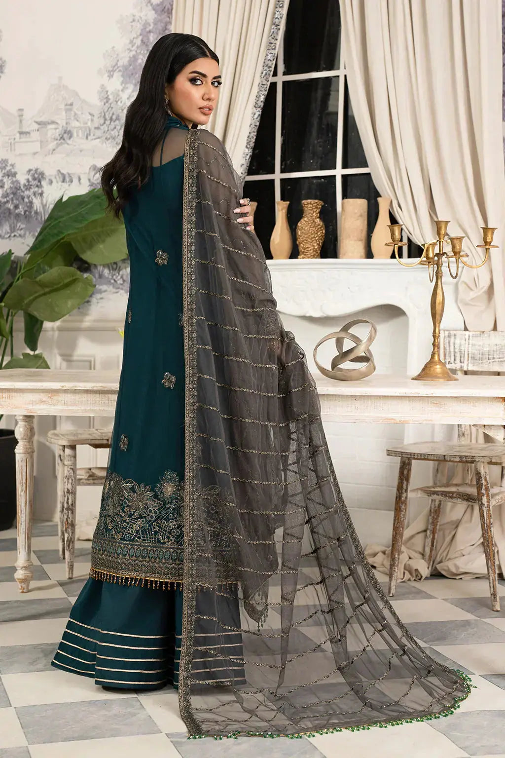 Zarif | Afsanah Formal Edit 24 | ZAF 04 GURIYA - Pakistani Designer Dress - by Zarif | Type: Formal - 100% Original at Saira Sultan
