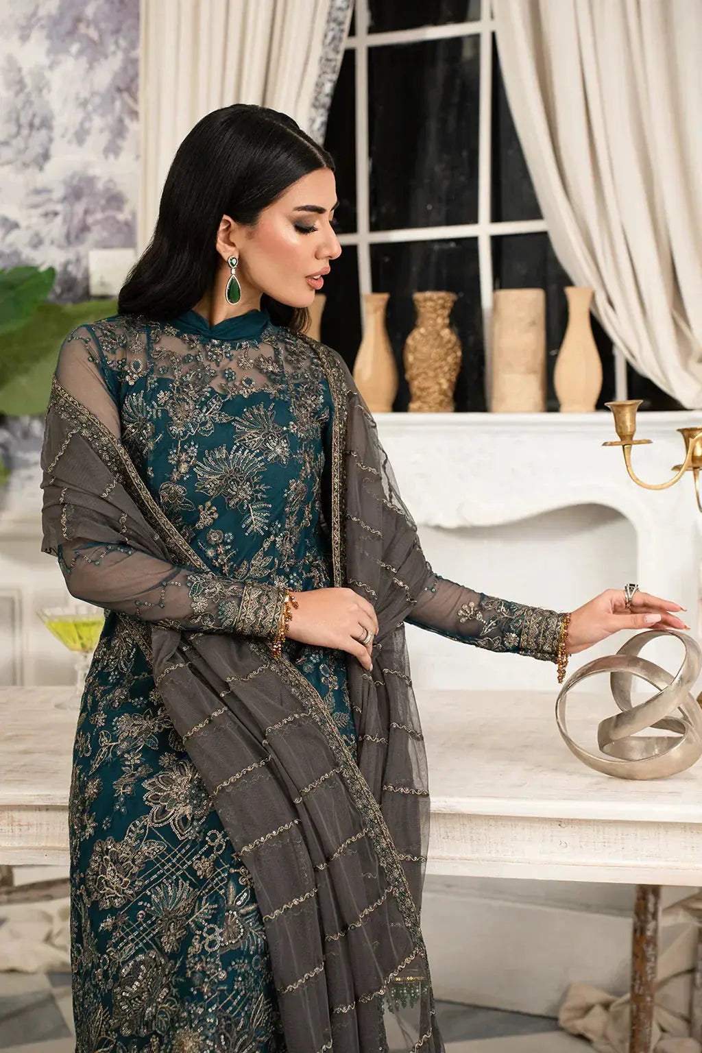 Zarif | Afsanah Formal Edit 24 | ZAF 04 GURIYA - Pakistani Designer Dress - by Zarif | Type: Formal - 100% Original at Saira Sultan