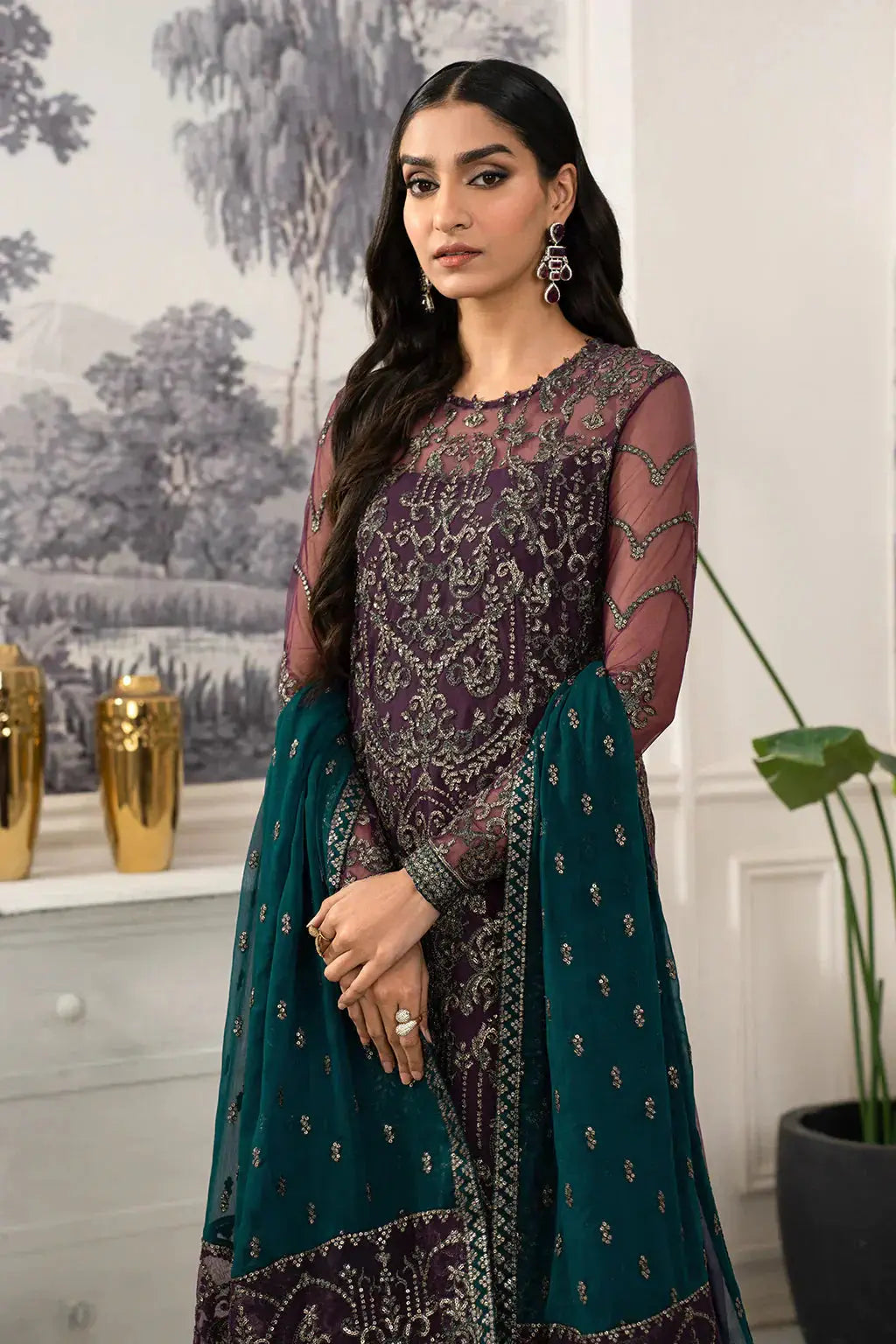 Zarif | Afsanah Formal Edit 24 | ZAF 07 MUSHQ - Pakistani Designer Dress - by Zarif | Type: Formal - 100% Original at Saira Sultan