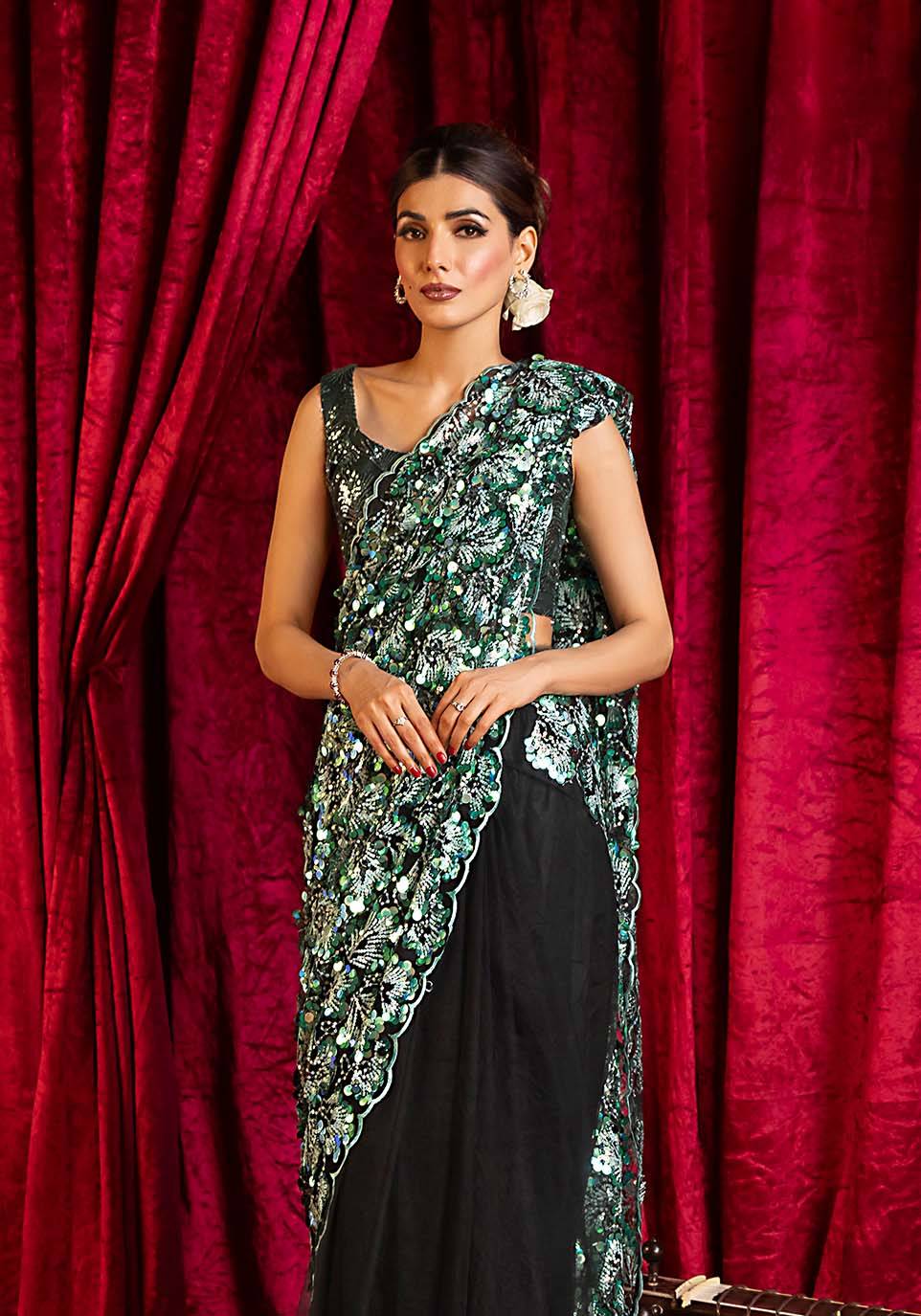 Zarqash | Bling Series | VERDANT - Pakistani Designer Dress - by Zarqash | Type: Formal - 100% Original at Saira Sultan