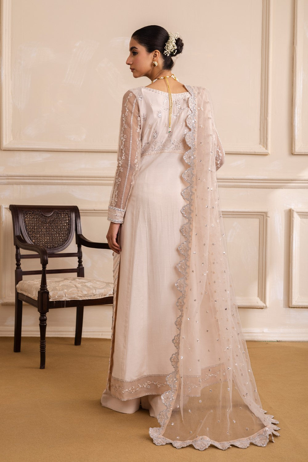 Maryum N Maria | Izara Formals | ZAYNA - MW40037 XS Off White Grip